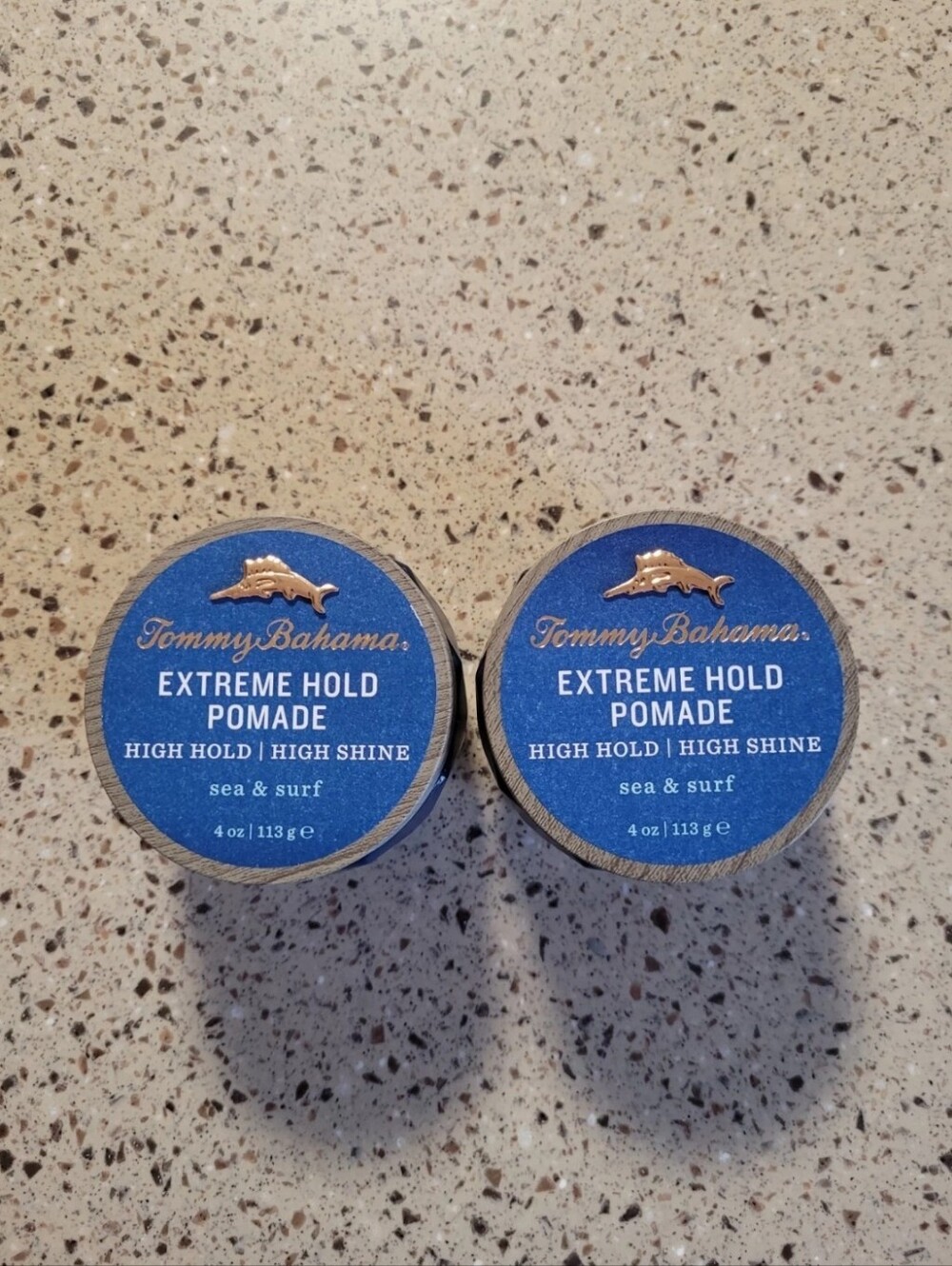 2 Tommy Bahama Extreme Hold Pomade High Hold High Shine Sea & Surf 4 oz Each